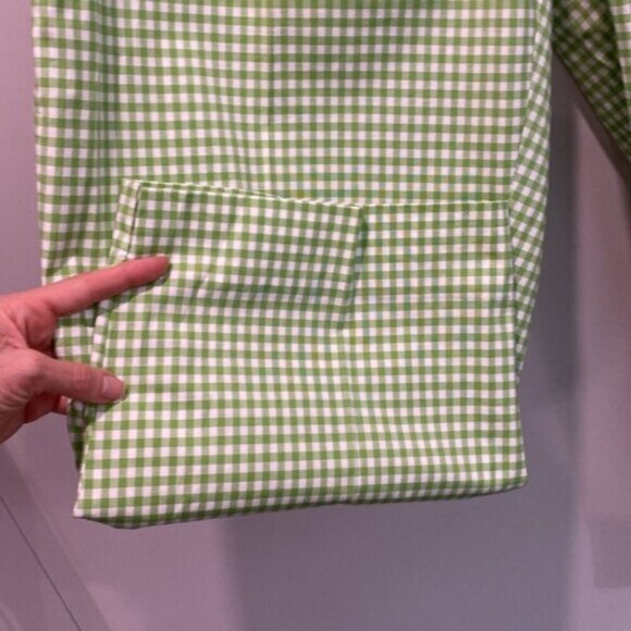Coldwater Creek Green Plaid Pull-up Pants Size 20W - Picture 9 of 15